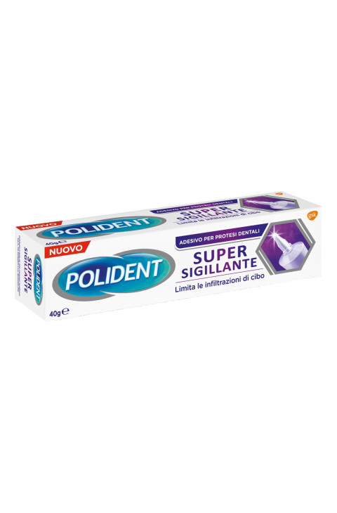 Polident Super Tenuta+Sigillante Sigillante per Protesi Dentale Gusto Neutro,40g
