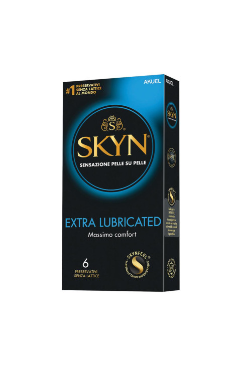 SKYN EXTRA LUBRIFICATO 6PZ