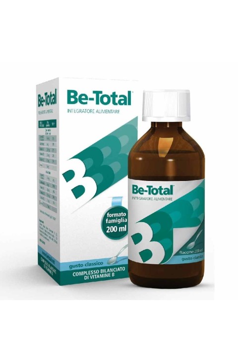 Be-Total Sciroppo Integratore Vitamina B Stanchezza Difese Bambini, 200ml