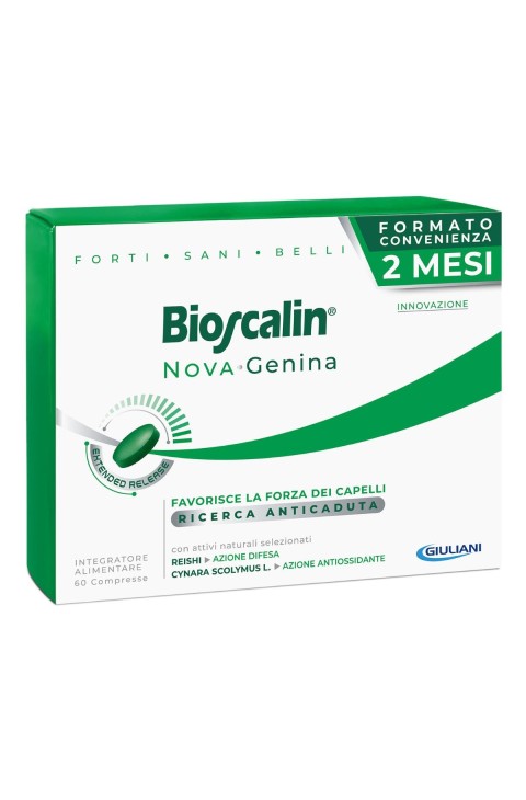 Bioscalin NovaGenina - Integratore per Capelli Deboli Uomo e Donna, 60 compresse
