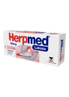 HERPMED LABIALE*2CPR BUCC 50MG