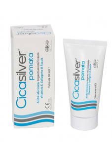 Cicasilver Pomata Dispositivo Medico per Lesioni Cutanee, 50ml