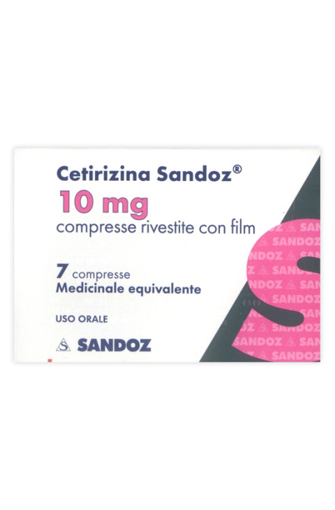 CETIRIZINA SAND*7CPR RIV 10MG