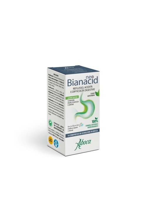 NeoBianacid - Acidità Reflusso Difficoltà di Digestione, 14 Compresse