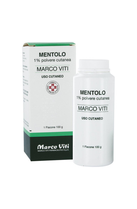 Talco Mentolato 1% polvere cutanea, 100g