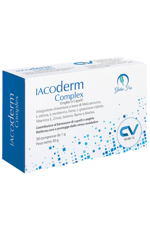 Iacoderm Complex CV Integratore per i capelli con mela annurca 30 compresse
