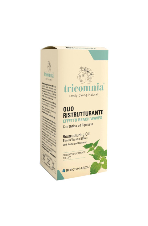 Specchiasol Tricomnia - Olio Ristrutturante Capelli Effetto Beach Waves, 150ml
