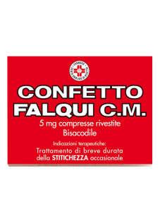 Confetto Falqui Cm 5mg Bisacodile Trattamento Stitichezza Occasionale, 20 Compresse Rivestite
