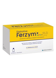 Specchiasol Disbioline Ferzym Bambini Integratore Alimentare, 10 Flaconcini
