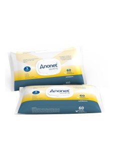 Anonet Salviette Carta Igienica Umidificata, 60 Salviette
