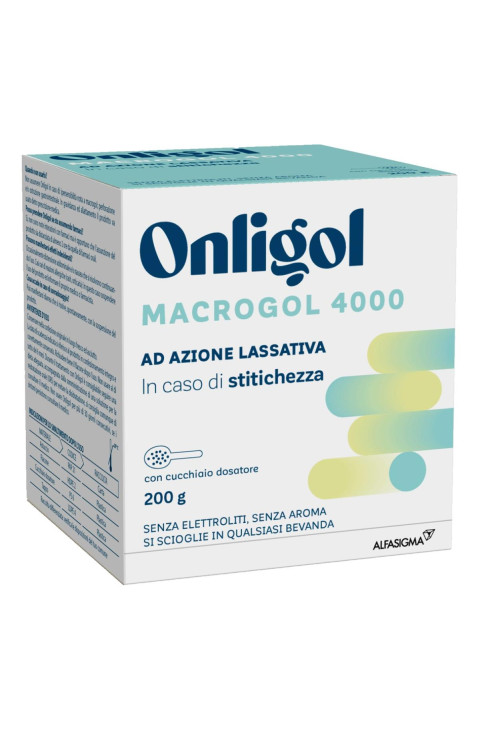 Onligol Dispositivo Medico Macrogol 4000 ad Azione Lassativa, 200g