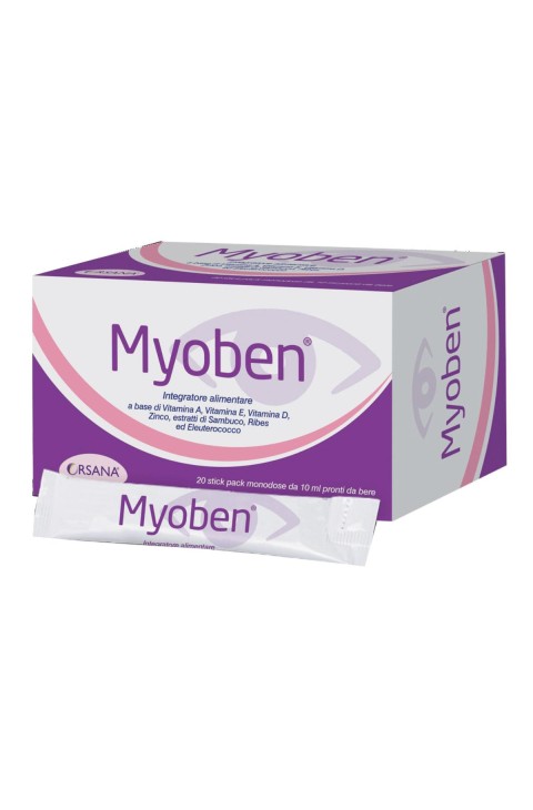 Myoben Integratore Alimentare, 20 Stick Pack