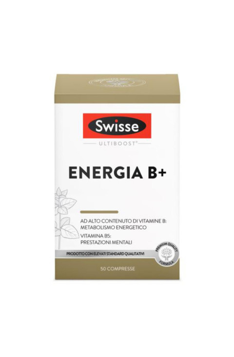 Swisse Energia Fisica e Mentale - Energia B+ Integratore, 50 Compresse