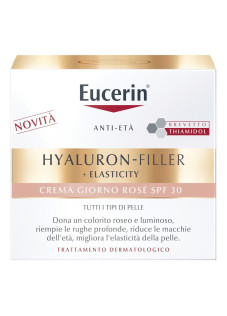Eucerin Hyaluron Filler + Elasticity - Crema Rosè Anti Età Giorno SPF30, 50ml