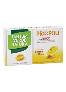 Tantum Verde Natura Propoli Zinco Gusto Eucalipto E Miele 15 Gommose