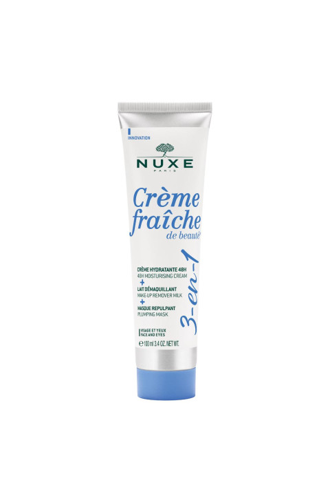 Nuxe Crème Fraiche de Beauté 3 in 1 Crema Idratante Struccante e Maschera, 100ml Nuxe Crème Fraiche de Beauté 3 in 1 Crema Idratante Struccante e Maschera, 100ml