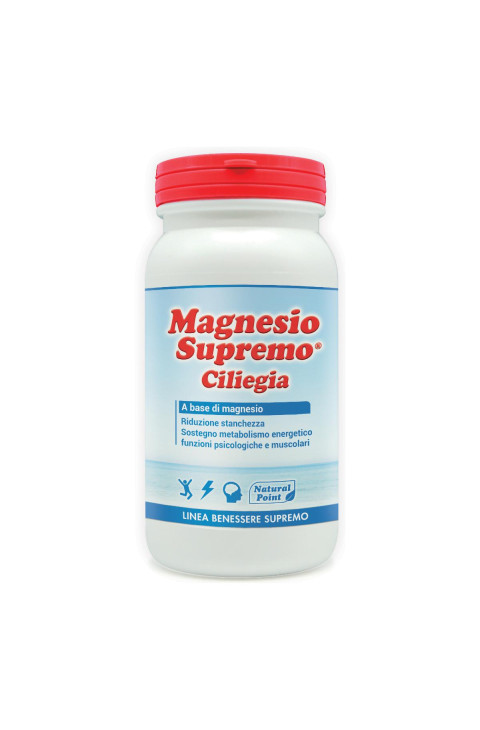 Natural Point Magnesio Supremo Integratore Alimentare Gusto Ciliegia, 150g