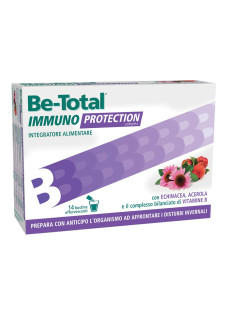 Be-Total Immuno Protection Integratore Difese Vitamina B Zinco, 14 Bustine