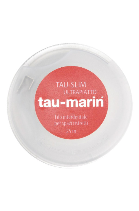 Tau-marin Tau Slim Filo Interdentale per Spazi Ristretti da 25 Metri, 1 pezzo
