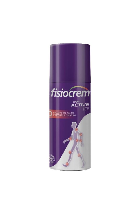Fisiocrem Spray Active Ice Dispositivo Medico Dolori Articolari Muscolari, 150ml
