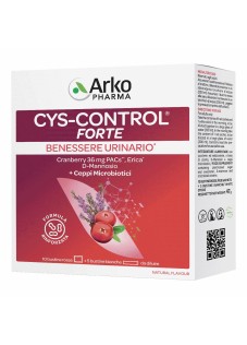Arkopharma Cys-Control Forte Plus con Probiotici Benessere Urinario,10+5 Bustine