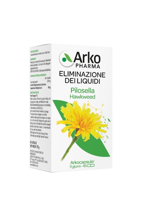 Arkopharma Arkocapsule Pilosella Drenante Integratore Alimentare 45 Capsule