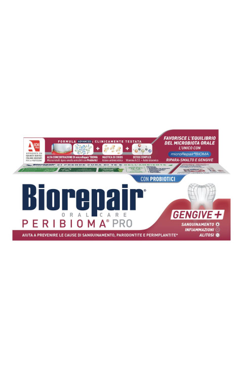 Biorepair Peribioma PRO Dentifricio con Probiotici, 75 ml
