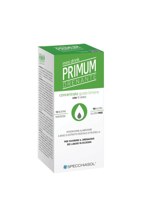Primum - Drenante Integratore Minidrink Gusto Limone, 15 Stick Primum - Drenante Integratore Minidrink Gusto Limone, 15 Stick