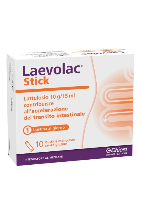 Laevolac - Stick Integratore Alimentare, 10 Bustine