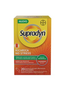 Supradyn Ricarica No Stress Integratore Vitamine e Magnesio, 20 Buste