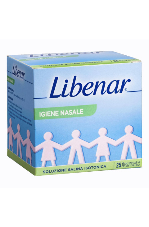 Libenar Soluzione Fisiologica Salina Sterile Senza Conservanti, 25 Flaconcini