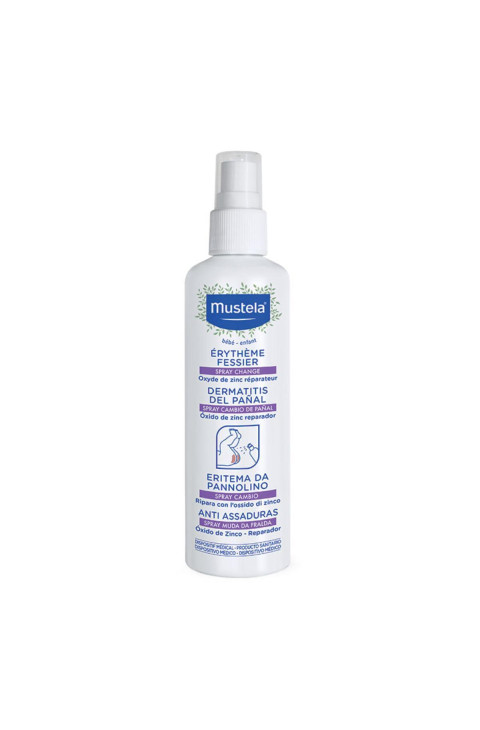 Mustela Spray Cambio per Eritema da Pannolino, 75ml