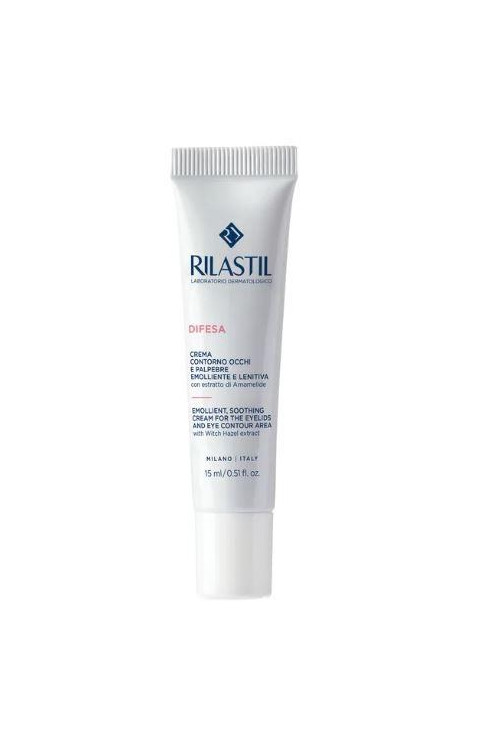 Rilastil Difesa - Crema Contorno Occhi e Palpebre Emolliente e Lenitiva, 15ml