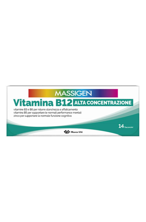 Massigen DailyVit+ - Vitamina B12 Alta Concentrazione, 14 flaconcini
 Massigen DailyVit+ - Vitamina B12 Alta Concentrazione, 14 flaconcini