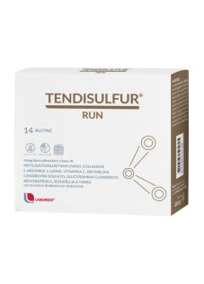 Tendisulfur Run Integratore Funzione Articolare e Drenante, 14 Bustine
