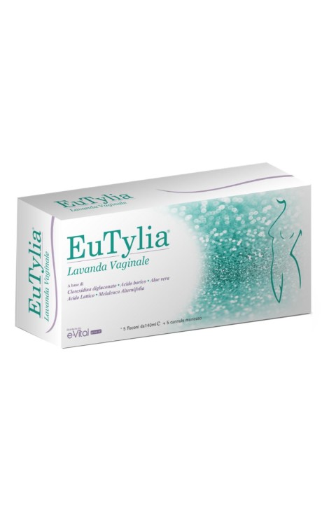 Eutylia Lavanda Vaginale 5 Flaconi 140 Ml + 5 Cannule Monouso
