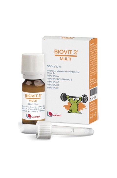 Biovit 3 Multi Gocce Integratore Energizzante 30ml
