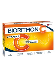 Dompé Bioritmon - C Vitamima C 1000mg Integratore Difese Immunitarie, 10 bustine effervescenti