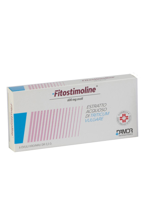 Fitostimoline 600mg Ovuli Affezioni Flogistiche e Distrofiche dei Genitali Femminil, 6 Ovuli Vaginali da 3,5g