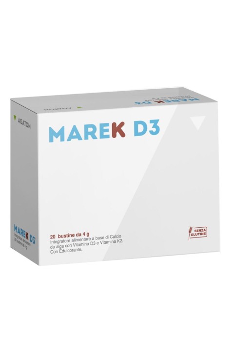 Marek D3 Integratori Alimentare, 20 Bustine
