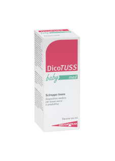 Dicofarm Dicotuss Baby Med Sciroppo per Tosse Secca e Produttiva, 100ml