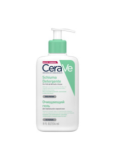 CeraVe Schiuma Detergente Viso Pelle Grassa Seboregolatrice, 236ml
