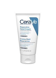 CeraVe Crema Mani Riparatrice Idratazione Intensa con Acido Ialuronico, 50ml