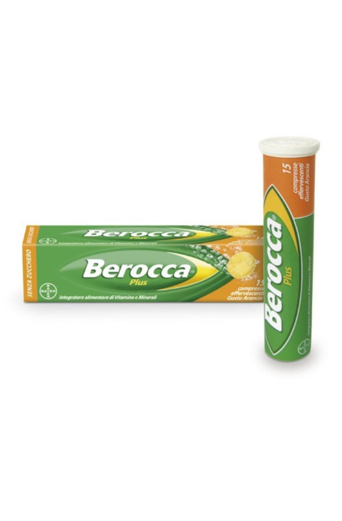 Berocca Plus Integratore Vitamine Minerali Energia e Concentrazione, 15 Cpr Eff