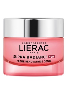 Lierac Supra Radiance - Crema Viso Detox Antietà Rinnovatrice Notte, 50ml
