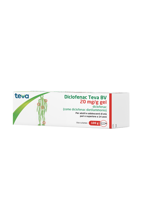 DICLOFENAC TEVA*GEL 100G 2% DICLOFENAC TEVA*GEL 100G 2%