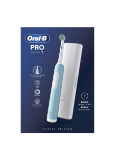 Oral-B PRO Series 1 Spazzolino Elettrico Blu + 1 Testina + Custodia