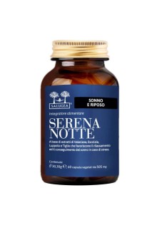 Salugea Serena Notte Integratore per Dormire Bene, 60 Capsule Vegetali
