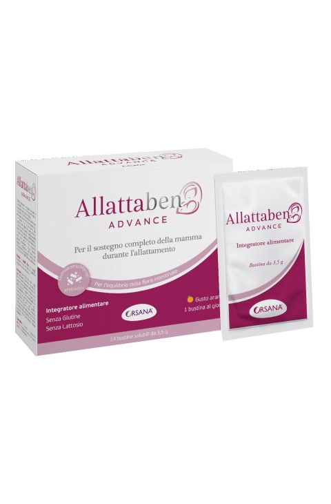 Allattaben Advance Integratore Alimentare per l'Allattamento 14bustine
