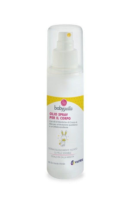 Babygella Prebiotic - Olio Spray per il Corpo, 100ml